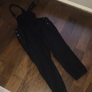 Torrid black overalls